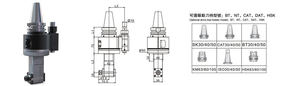 Drilling and Milling Machine Atc/Two Head CNC Router for Furniture Making